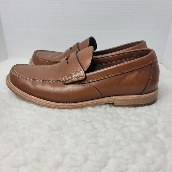 Coach Manhattan  Penny Loafers Mens Size 9.5 Brown Slip on shoes main image 7